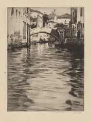 Heijastuksia, Venetsia (Lucianon silta, Canal Grande)