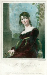 Rouva H Johnston, 1818.