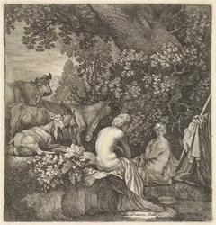 Paimenet lammen rannalla