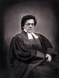 Muotokuva Alphonse Monodista, sveitsiläisestä pastorista (1802-1856)
