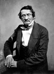 unkarilainen piirtäjä Moses Saphir kuvannut Nadar, n. 1857
