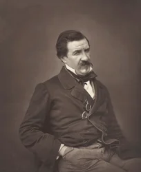 Champfleury nascut Jules François Felix Fleury-Husson, crític i novel·lista francès, 1821-1889, c.1855 finlandès