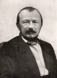 Gerard de Nerval, ranskalainen runoilija, 1800-luvun puoliväli.