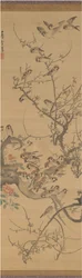 Varpuset luumupuussa, 1790-luvun alku.