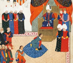Unkarin kruununprinssin Zsigismond Janosin vastaanotto, Suleyman I 29. kesäkuuta