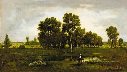 Fagotière kyykäärmelammen lähellä, 1862