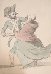 Pariskunta Tanssii