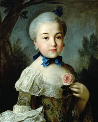Prinsessa Charlotte Sophian (1744-1818), kuningas Yrjö III:n puolison, muotokuva, 1775