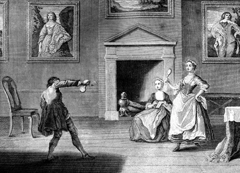 Sulkapallomaila ja sulkapallo, 1743.