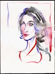 Véronique Gens, 2025 (akvarelli)
