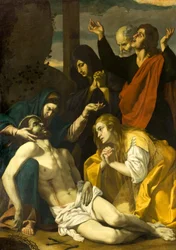 Valituslaulu kuolleesta Kristuksesta, n. 1630-1650 (öljy kankaalle)