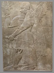 Reliefipaneeli, uusassyrialainen, n. 883-859 eKr.
