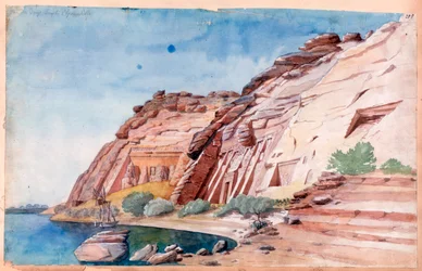 "Abu Simbel", Egypti, 1800-luku
