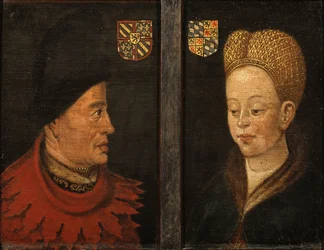 John The Fearlessin ja Margaret of Baijerilaisen muotokuvia 1500-luvulta
