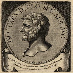 Rooman keisari Clodius Albinuksen muotokuva