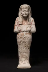 Ushabti naiselle nimeltä Wia, Ramesside-kausi (kalkkikivi)