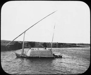 Kuormattu dahabiyeh, Egypti, 1890