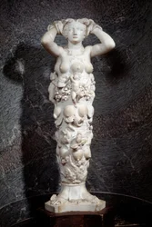 Luonnon allegoria. Niccolo Tribolon marmoriveistos (1500-1550)