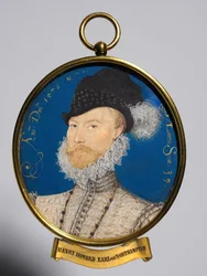 Muotokuva Charles Howardista, Effinghamin toisesta paronista Howardista, myöhemmin Nottinghamin ensimmäisestä jaarlista, 1576.