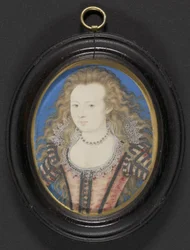 Naisen muotokuva, n. 1605-1610 (kortille asetettu guassi ja vellum)