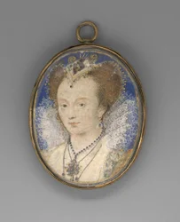 Naisen muotokuva, n.1590 (pergamentti kortille).