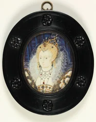 Kuningatar Elisabet I (akvarelli norsunluun)