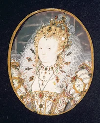 Kuningatar Elisabet I, n. 1595-1600 (wc vellum)