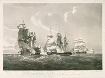 Guillaume Tel -aluksen ja HMS Penelopen välinen taistelu, 30. maaliskuuta 1800.