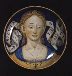 Majolikakuppi, Belle donne -sarjasta, 1525