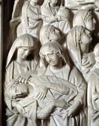 Crucifixion Detail -tuoli, jonka on toteuttanut Nicola Pisano