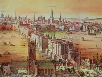 Old London Bridge, yksityiskohta "Vischer