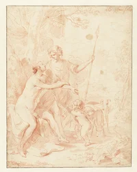 Venus, Adonis ja Cupid