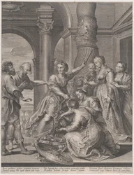 Akhilleus ja Lycomedeen tyttäret, n. 1620-26, n. 1620-26.