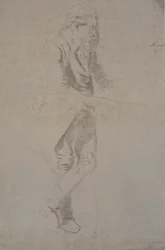 Puvussa seisova mies n. 1770. Struensee?