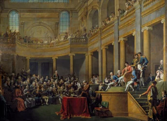 Sisalpiinien tasavallan konsulaatti kokouksessa comitiassa Lyonissa, 1808