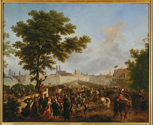Napoleon I saapuu Müncheniin 24. marraskuuta 1805.