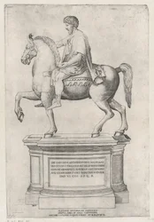Marcus Aureliuksen ratsastajapatsas Capitolissa, 1548, 1548.
