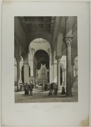 Ancona: Pyhän Syriacuksen sisätilat, laatta 38 teoksesta Italie Monumentale et Pittoresque.