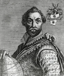 Francis Draken (1540-1596) muotokuva