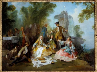 Metsästysruoka. Nicolas Lancretin (1690-1743) maalaus