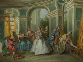 Ihmisen neljä aikakautta: Nuoruus, noin 1735