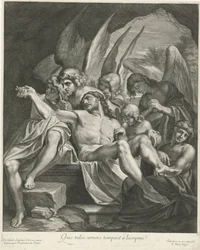 Kristuksen hautaus enkelien toimesta