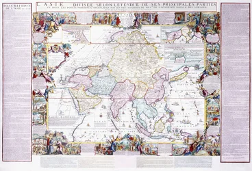 Aasian kartta, 1740