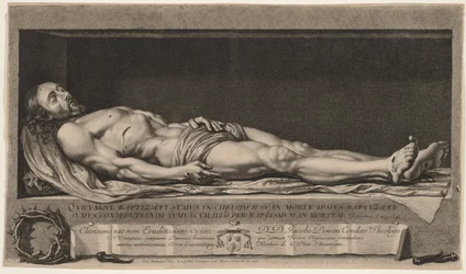 Kristuksen ruumis haudassa, 1654.