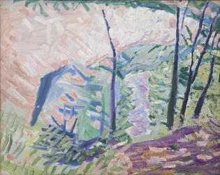 Metsä lähellä Bagsværd-järveä