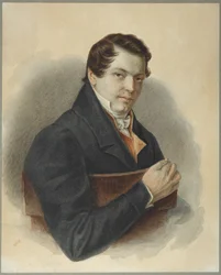Dekabristin Mihail Naryshkinin muotokuva 1798-1863, 1832
