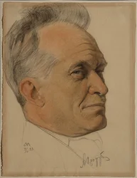 Aleksanteri Dmitrievich Tsiurupan muotokuva 1870-1928, 1922