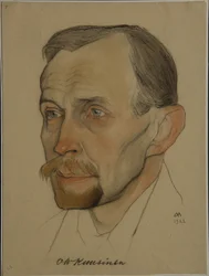 Portrait of Otto Wilhelm Wille Kuusinen 1881-1964, 1922