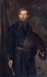 Taiteilija Viktor Vasnetsovin muotokuva 1848-1926, 1891