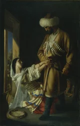 Leila ja Khadji Abrek M. Lermontovin runon jälkeen, 1852